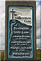 NT6951 : The Dirrington Little Law marker post by Walter Baxter