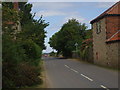 Grayingham village centre looking north.