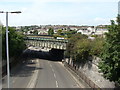 Railway bridge from footbridge