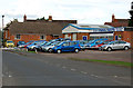 Used car sales forecourt, Ufton