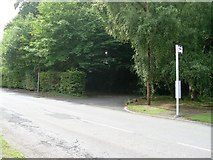 NS5356 : Private road opposite Crookfur Road slipway by Stephen Sweeney