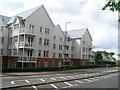 Modern flats on Ayr Road