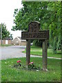 Wentworth Village Sign