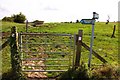 Bridleway through the gate at Chilswell Farm