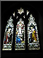 Stained glass window on the south wall at St Mary