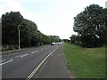 Looking eastwards along Stokes Bay Road