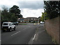 Approaching the junction of Ash Burton Road and Jellicoe Avenue