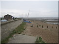 Sea wall near Seasalter Sailing Club