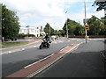 Motorcyclist in Bury Road