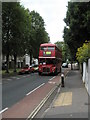 Lovely old red bus in Bury Road