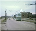 NZ5220 : Tees-side trolleybus near Cargo Fleet Depot by David Hillas