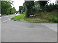 Barns Farm Lane leading off the A283 at Sullington