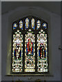 TM3461 : The Window of All Saints Great Glemham by Geographer