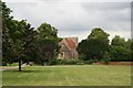 Church across the green