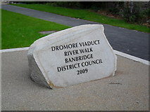 J1953 : Welcome Stone, Dromore Town Park by Dean Molyneaux
