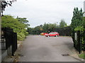 Car park for the flats in Washington Road