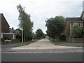 Looking from Woodlands Avenue southwards down Garland Avenue