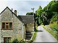 The road into Sheepscombe from Far End