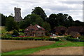 Approaching West Meon on the footpath from Warnford