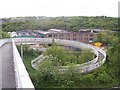 Spiral Footbridge over the M1