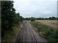 Railway track near Llanover