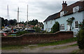 Cottages by boatyard at Pin Mill