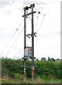 Transformer on Long Itchington Road southeast of Hunningham Hill