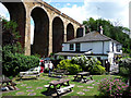 South Darenth Viaduct and The Bridges pub