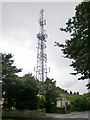 Communications mast off Westgate Hill Street