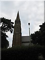 The tower and steeple, St Johns Church, Redhill Surrey