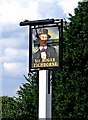 Sir Roger Tichborne pub sign, Alfold Bars