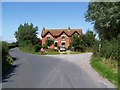 Footpath Meets Lane Near East Brent