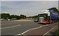 Roundabout on Kingsway South at Stanley Road