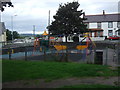 One of two playgrounds in village of Glan Conwy