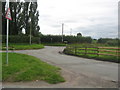 Junction of minor roads near Penkridge