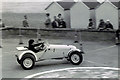 Autotest car at the Spa Pavilion turn round, about 1965