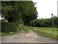 Public footpath to Lucy Wood