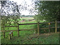 Footpath junction near Cork Wood