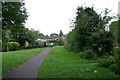SP2866 : Canalside open space near Arncliffe Way, Woodloes Park by Robin Stott
