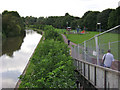 SP2866 : Canalside play area, Woodloes Park estate by Robin Stott