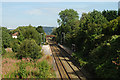 Ince & Elton Railway Station from the bridge