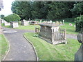 Tombs in Diddlebury Churchyard