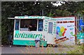 Mobile refreshment bar in Albert Road