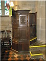 SO4792 : The pulpit at St Andrew, Hope Bowdler by Basher Eyre