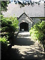 The church porch at St John the Baptist, Ditton Priors