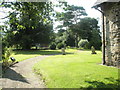 Path behind St John the Baptist, Ditton Priors