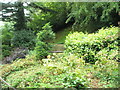 Seat in the churchyard at St Michael, All Stretton