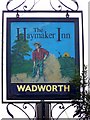 Sign for the Haymaker Inn