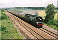 SX9587 : 'Tangmere' passes Exminster, with the Torbay Express by Roger Cornfoot