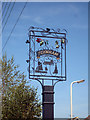 TQ9562 : Village sign by Oast House Archive
